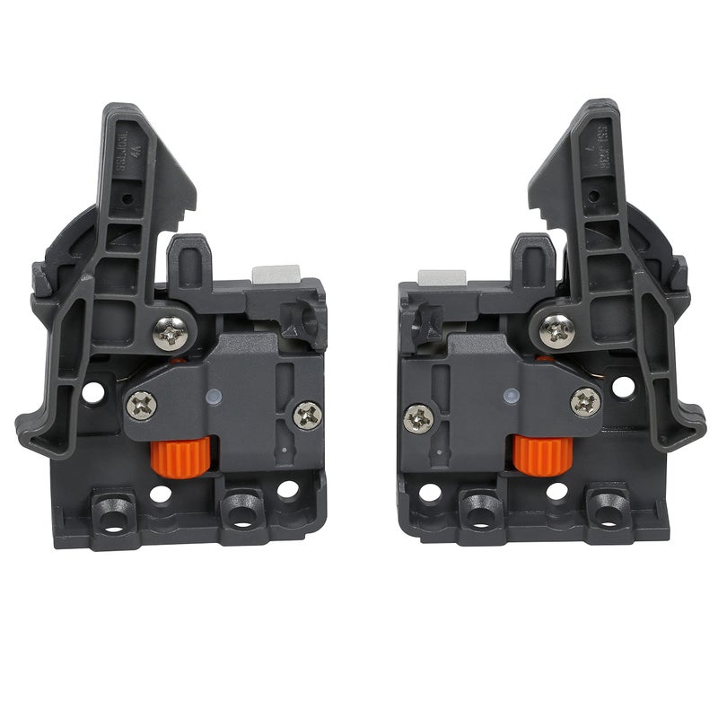DTC Pair of DTC Undermount Drawer Slide Plastic Front Locking Device, Grey with Screws Included - Image 1